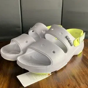 MEN\'S SIZE 12 WHITE CROC ALL TERAIN SANDALS SIZE 12 NEW CROCS | Shoes | Crocs Sandals Classic All Terrain Flip Flops  main image 2